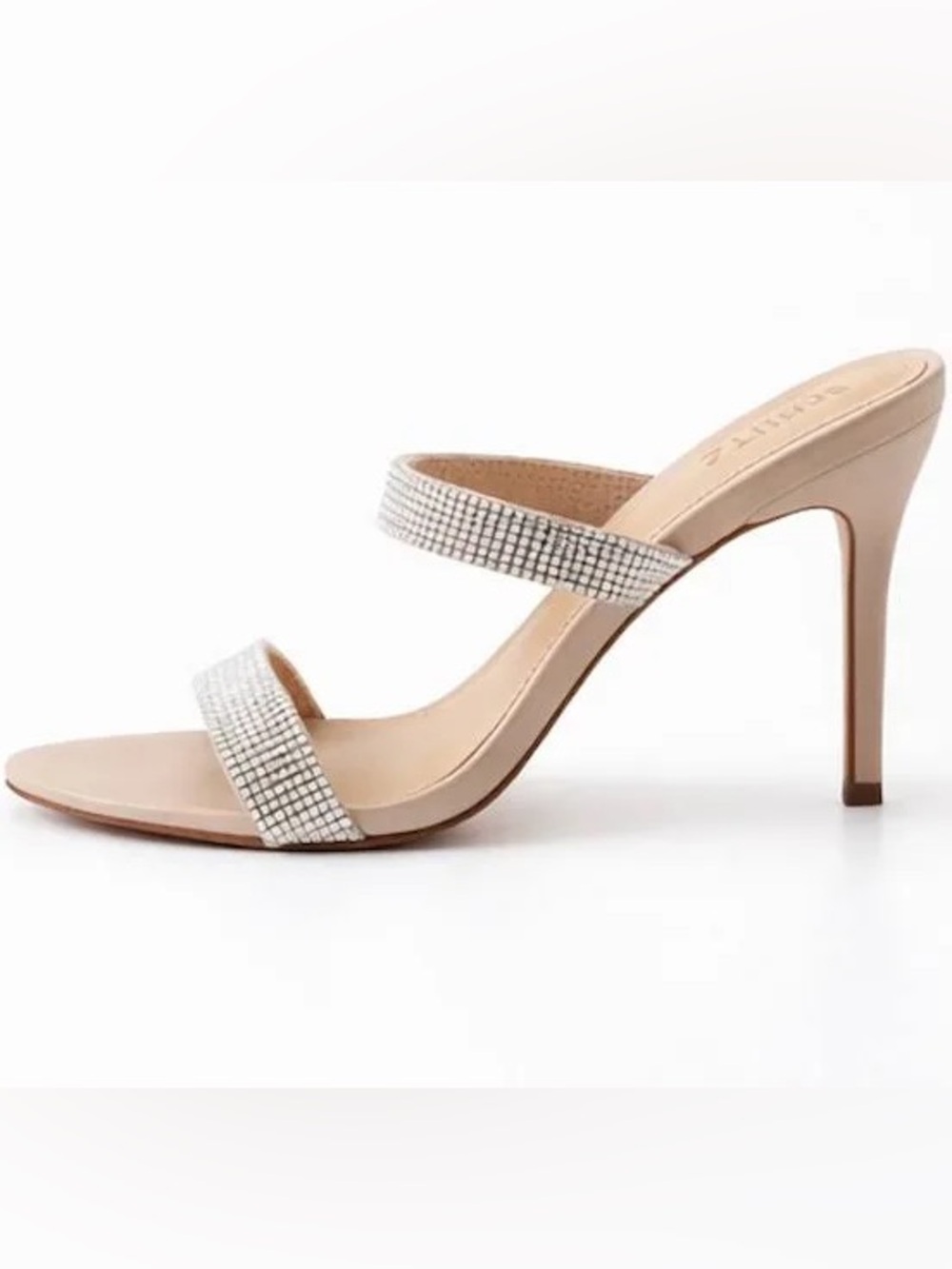 SCHUTZ Beatriz Rhinestone Embellished Heels - Size 7.5